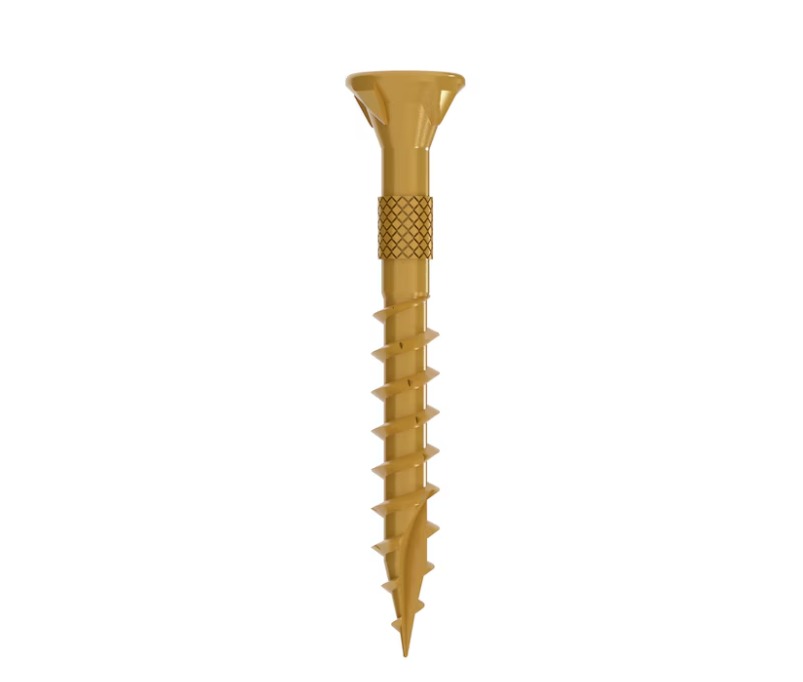 Grip Rite DeckForce #8x1-5/8 Screws 5Lb/Bx Tan