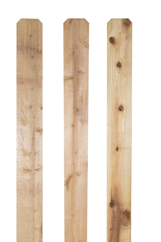 5.5X8FT Kiln Dried Cedar Fence Picket 5/8 x 5.5 x 8