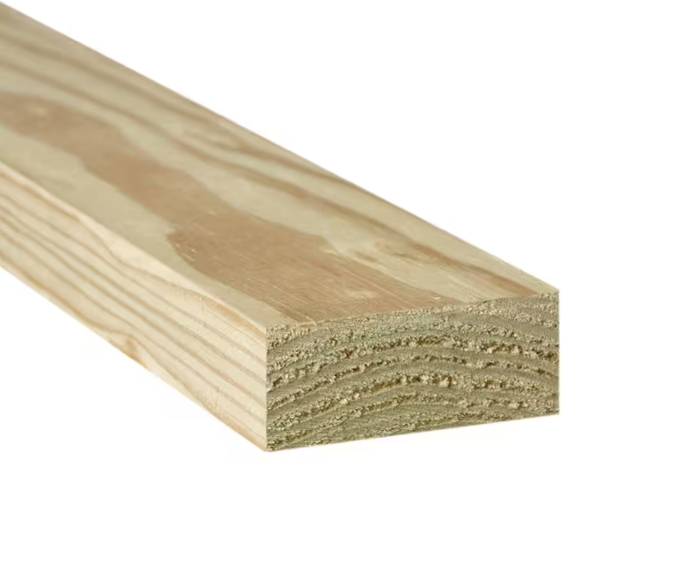 2x4x8' #2 SYP Pressure Treated GC