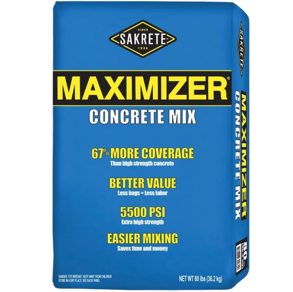 Maximizer Concrete 80Lb Blue Bag