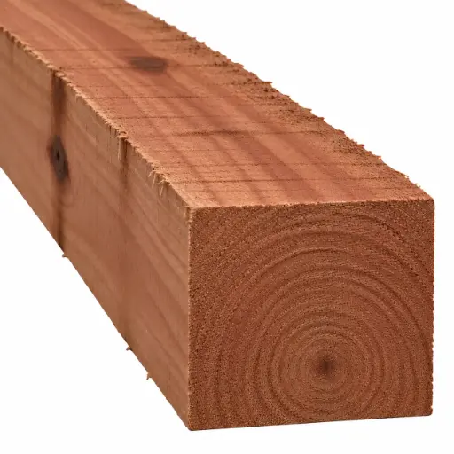 [LBS4X4POST-CEDAR] 4x4x8' Appearance Grade Rough Western Red Cedar