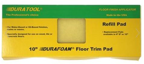 [DUR8041] Duratool Durafoam 10" Floor Trim Pad Refill 8041