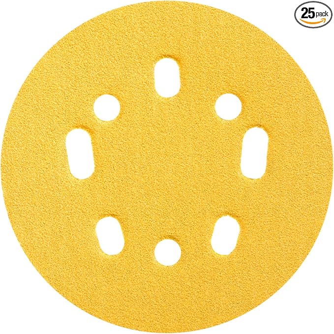 Norton 04062 Hook And Loop Sanding Disc. 5" Dia, 80 - 25/PK