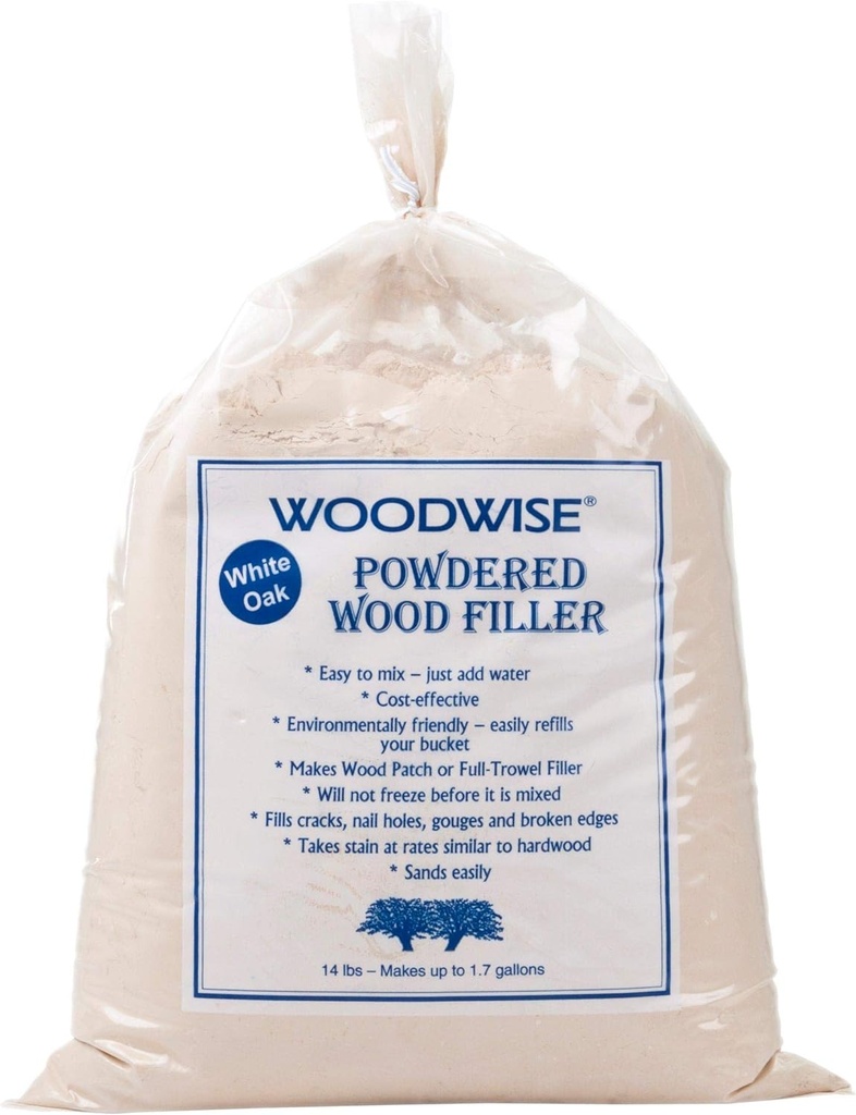 Woodwise 14LB Powedered White Oak Wood Filler FT301D