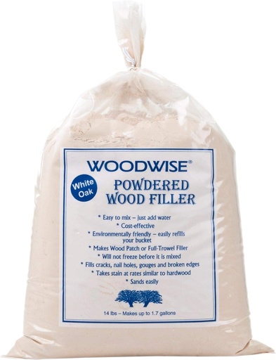 Woodwise 14LB Powedered White Oak Wood Filler FT301D