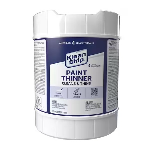 Klean Strip Paint Thinner 5 Gal Plastic Can